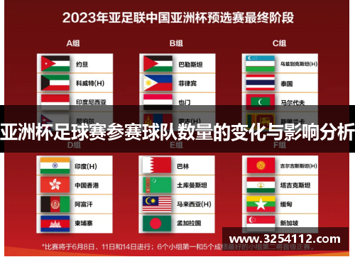 亚洲杯足球赛参赛球队数量的变化与影响分析