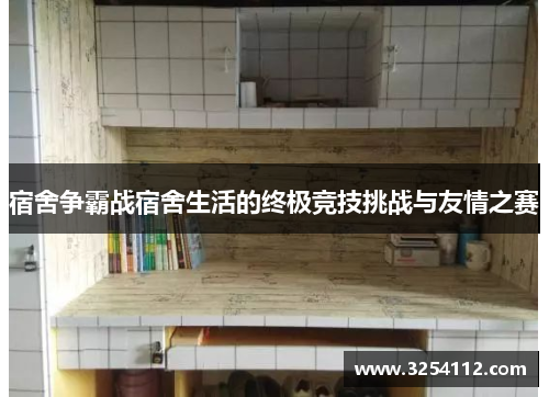 宿舍争霸战宿舍生活的终极竞技挑战与友情之赛