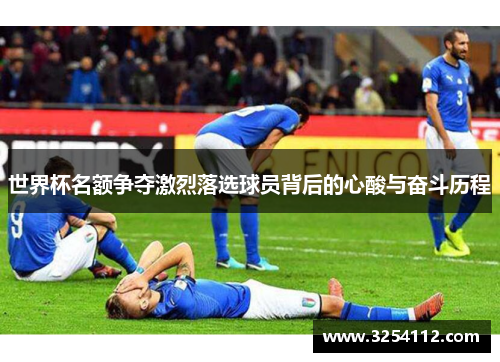 世界杯名额争夺激烈落选球员背后的心酸与奋斗历程